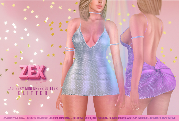 Lali sexy mini dress {Fat pack} Glitter
