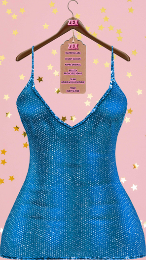 Lali sexy mini dress {Azure Glitter}