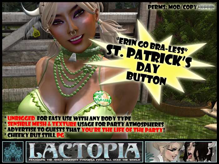 St. Patrick's Day Button (FREE GIFT!)