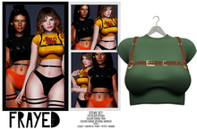 Frayed - Stevie Top - Green