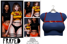 Frayed - Stevie Top - Blue