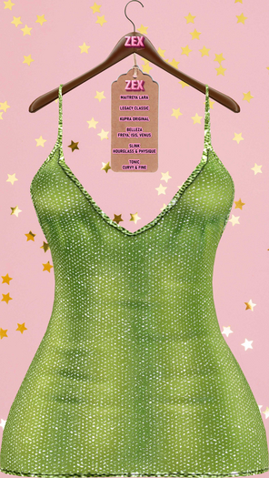 Lali sexy mini dress {Green Glitter}