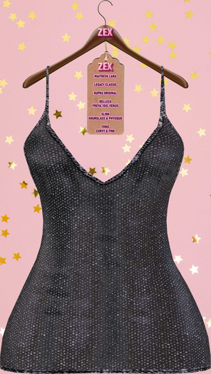 Lali sexy mini dress {Noir Glitter}
