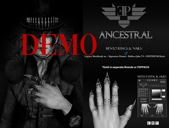 D*E*M*O  L'Emporio&PL::*Ancestral*:: Rings+Nails-KARIO TRIAL-