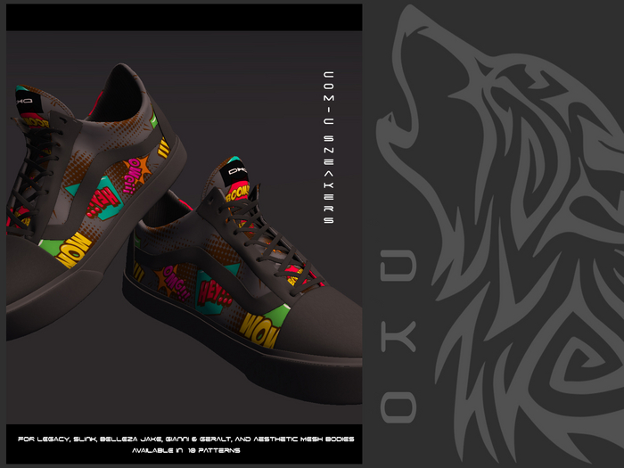 [DKO] COMIC SNEAKERS MODEL 10