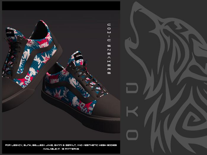 [DKO] COMIC SNEAKERS MODEL 8