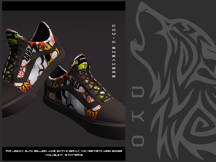 [DKO] COMIC SNEAKERS MODEL 2