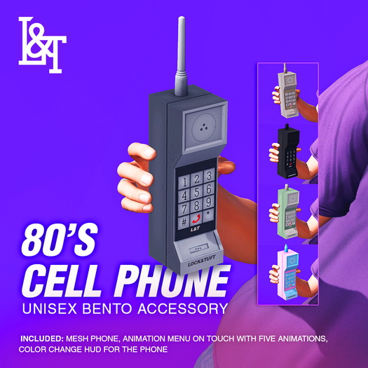 lock&tuft - 80s Cell Phone