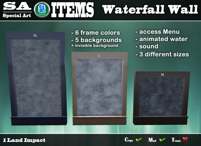 SA-I "Waterfall Wall"
