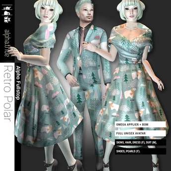 Second Life Marketplace - alpha.tribe::: [Retro Polar] Male Female avi ...