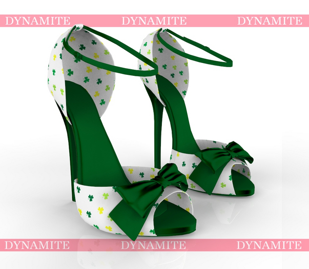 Green St Patricks Heels