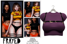 Frayed - Stevie Top - Purple