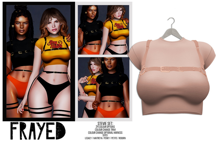 Frayed - Stevie Top - Nude