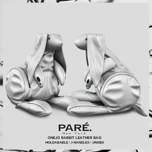 Pare.Onejo Rabbit Leather Bag - White