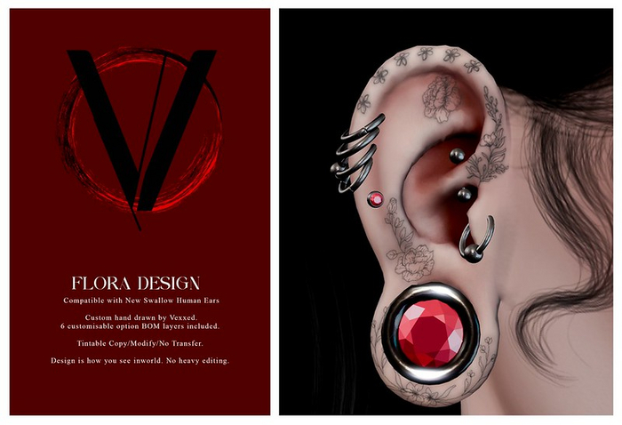 VEXXED - Flora Design  Swallow Human [ADD to Unpack]