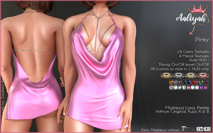 -:ZK:- Aaliyah Dress Pinky