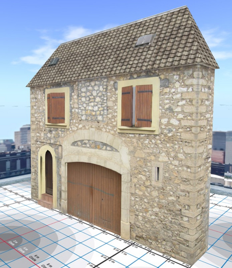 French Farm Façade-Boxed.