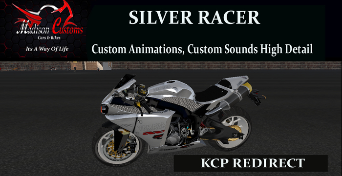 Yama YZF R1 Silver Racer