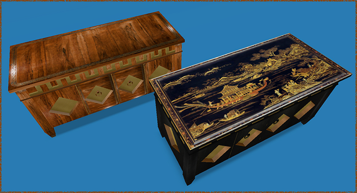 Frog-Art Deco Cabinet set