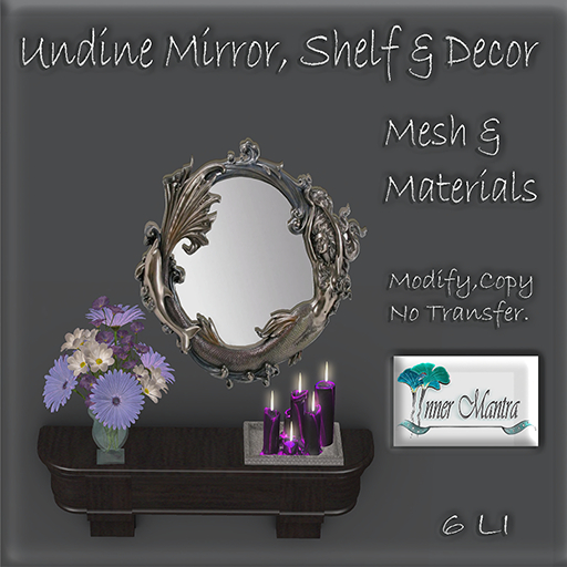 +Inner Mantra+ Undine Mirror & Shelf 