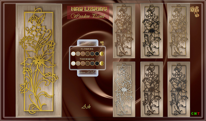 Max Luxury - Wooden Panel - Ash