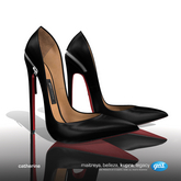 [Gos] Catherine Zipped Pumps - Black