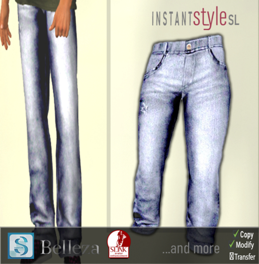 InSty Mens- Light Blue- Jeans