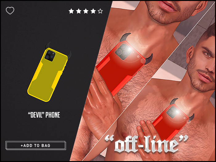 "Off-Line" x "Devil" Phone / Yellow
