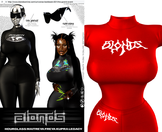Blonds. // Yris Catsuit "Crimson"