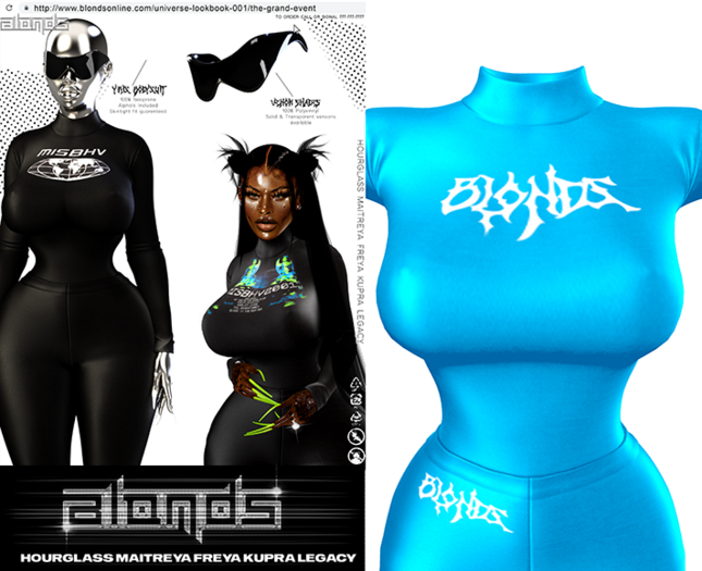 Blonds. // Yris Catsuit "Ocean"