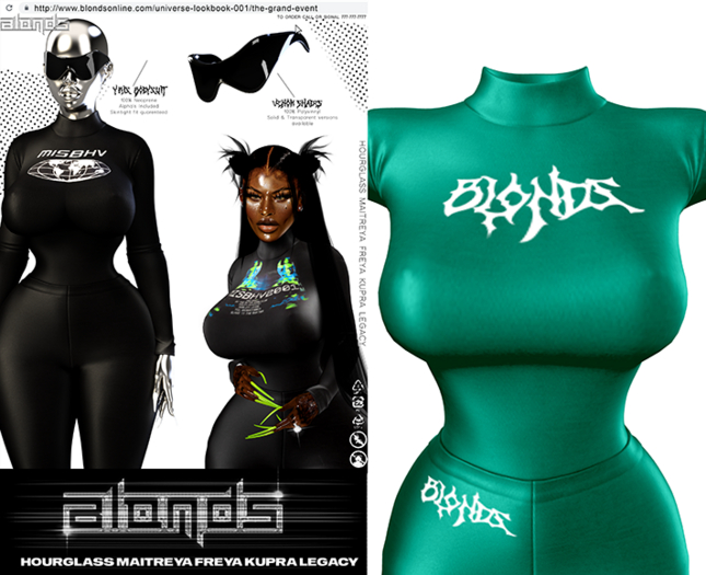 Blonds. // Yris Catsuit "Moss"