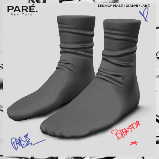 Pare.Ramos Socks - Grey