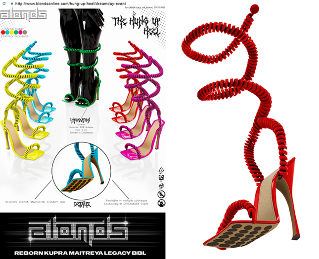 .Blonds. // Hung-up Heel "Crimson"