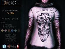 OPOPOP ! Mesh Hooded T-Shirt GLENN V#3