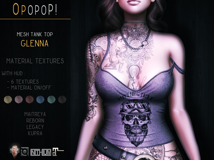 OPOPOP ! Mesh Tank Top GLENNA V#3