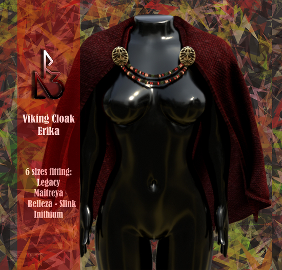 //R3D// Cloak Erika - Red