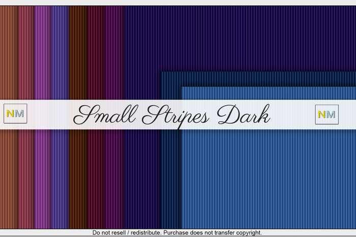 Small Stripes Dark Builders Kit 10 Seamless Textures NM