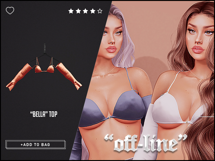 "Off-Line" x "Bella" Top / Orange