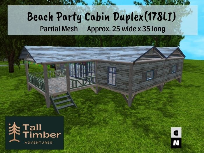 Beach Party Cabin Duplex (Boxed)