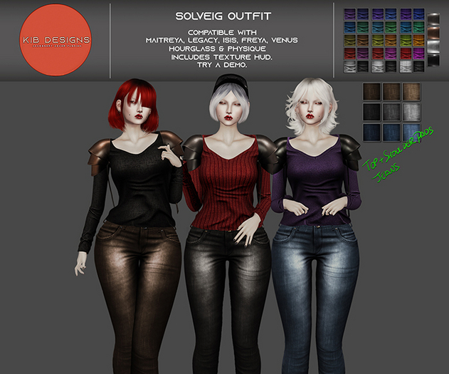KiB Designs - Solveig Outfit FATPACK