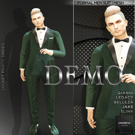 ::AF:: Formal Men Suit [MESH] ~ 10 DEMO
