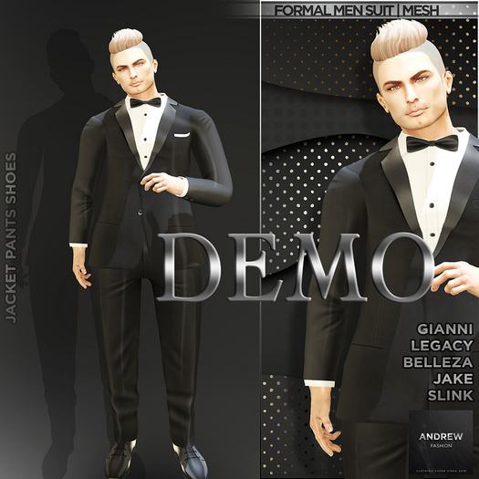 ::AF:: Formal Men Suit [MESH] ~ 6 DEMO
