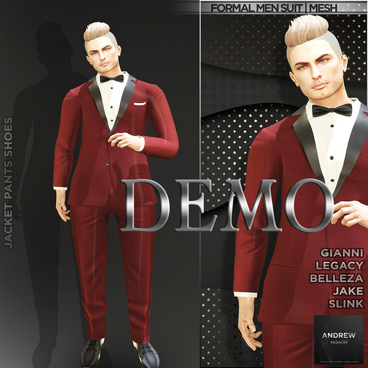 ::AF:: Formal Men Suit [MESH] ~ 5 DEMO