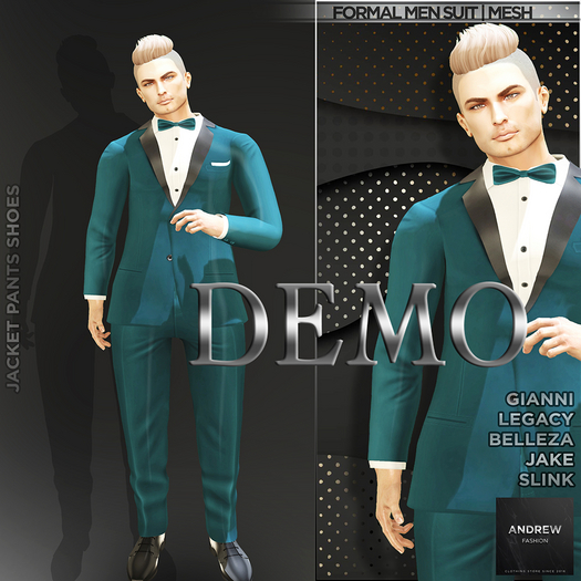 ::AF:: Formal Men Suit [MESH] ~ 4 DEMO