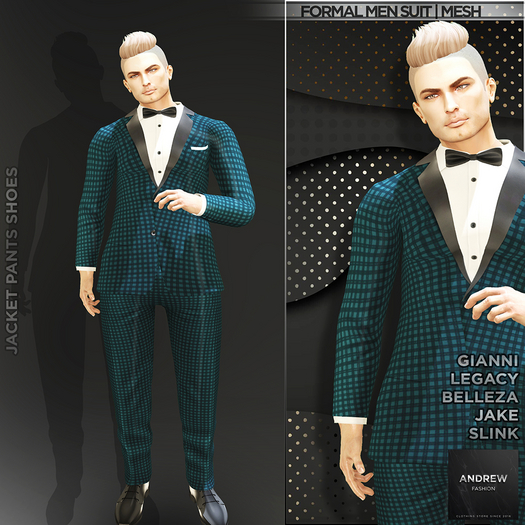 ::AF:: Formal Men Suit [MESH] ~ 3