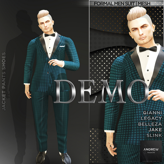 ::AF:: Formal Men Suit [MESH] ~ 3 DEMO