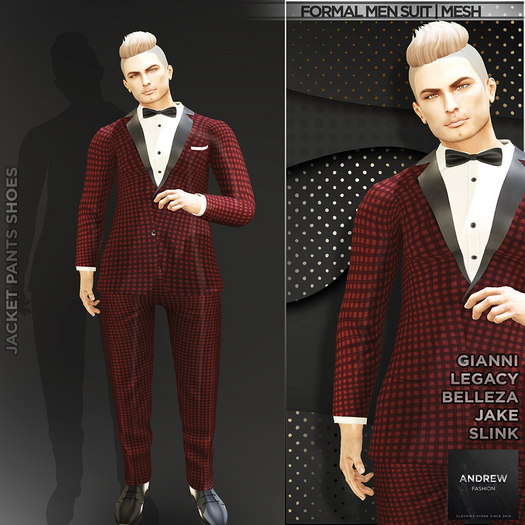 ::AF:: Formal Men Suit [MESH] ~ 2
