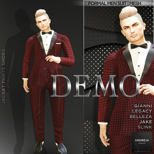 ::AF:: Formal Men Suit [MESH] ~ 2 DEMO