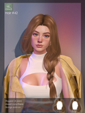 [Ginko Hair] #42 Hair - Blondes - side braid