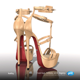 [Gos] Kathy Platform Heels - Sheepskin